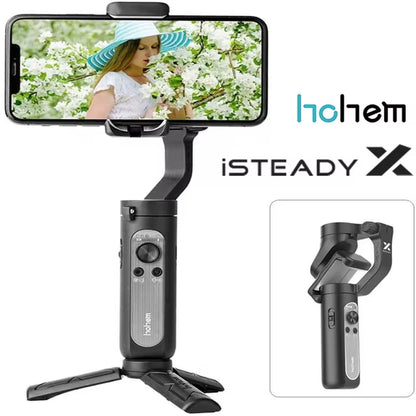 Isteady X2 3-Axis Handheld Stabilizing Gimbal High Performance Composite Support Face Tracking Dual BT Stand to 280G