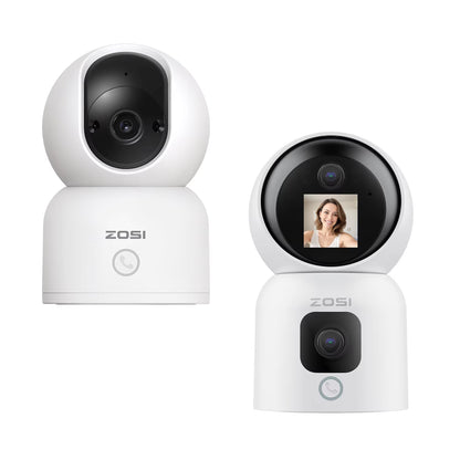 360° Smart Home Security Camera PTZ Auto Tracking Baby Monitor AI Panoramic HD Night Vision Indoor Wifi Surveillance Camera