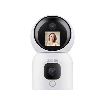 360° Smart Home Security Camera PTZ Auto Tracking Baby Monitor AI Panoramic HD Night Vision Indoor Wifi Surveillance Camera