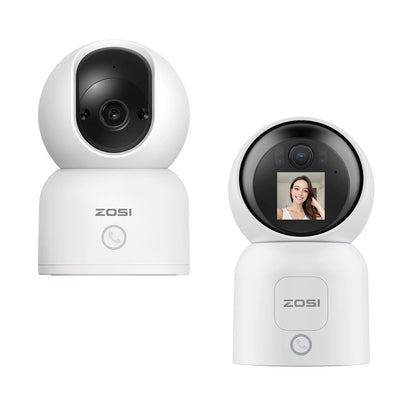 360° Smart Home Security Camera PTZ Auto Tracking Baby Monitor AI Panoramic HD Night Vision Indoor Wifi Surveillance Camera