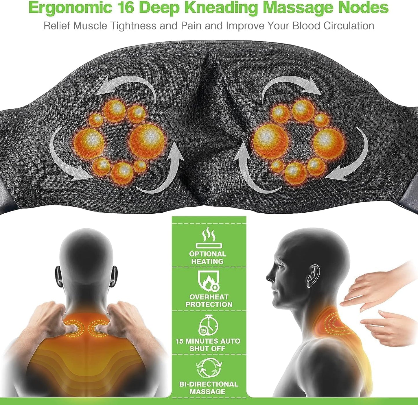 RelaxNow Shiatsu Massager