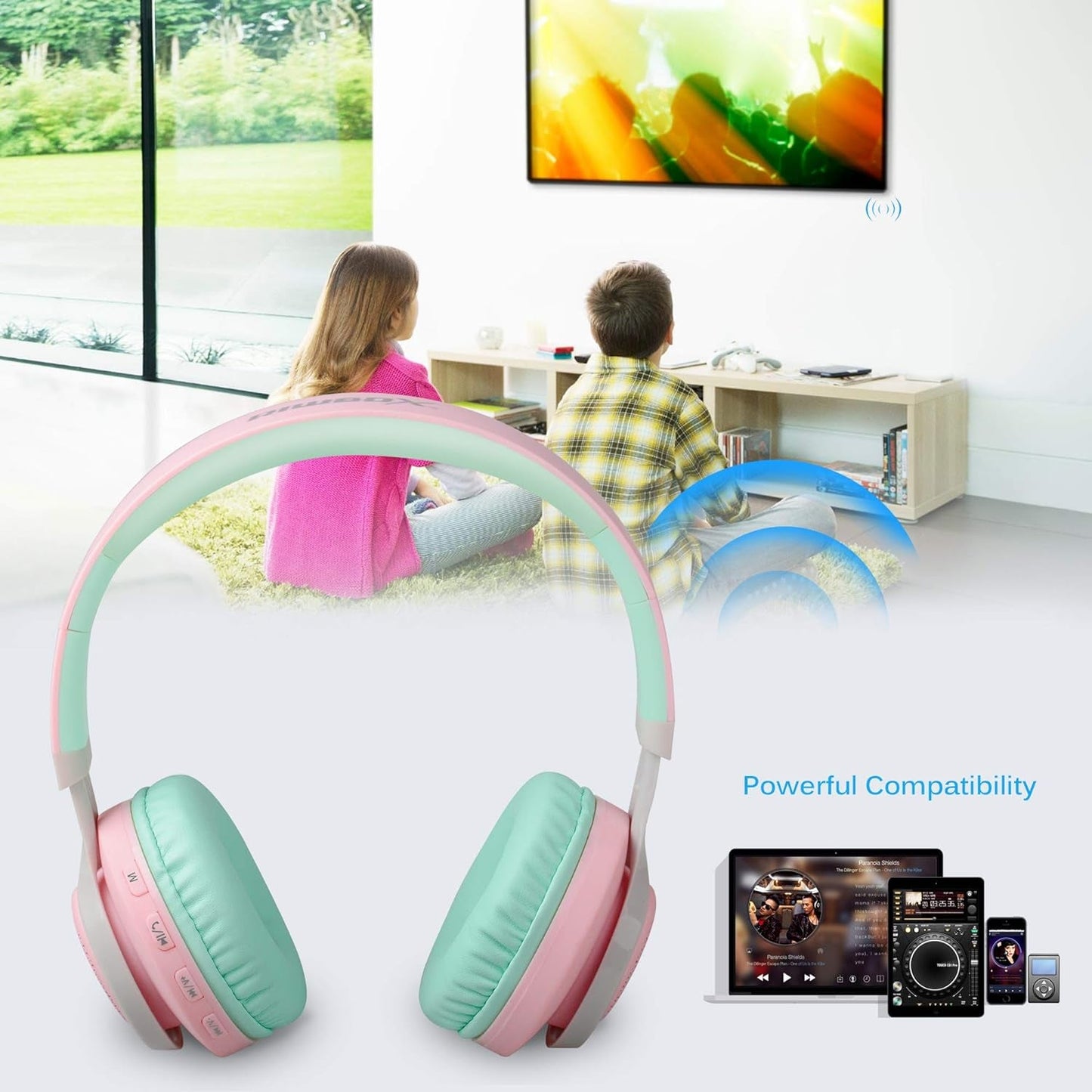 GlowTunes Wireless Headphones